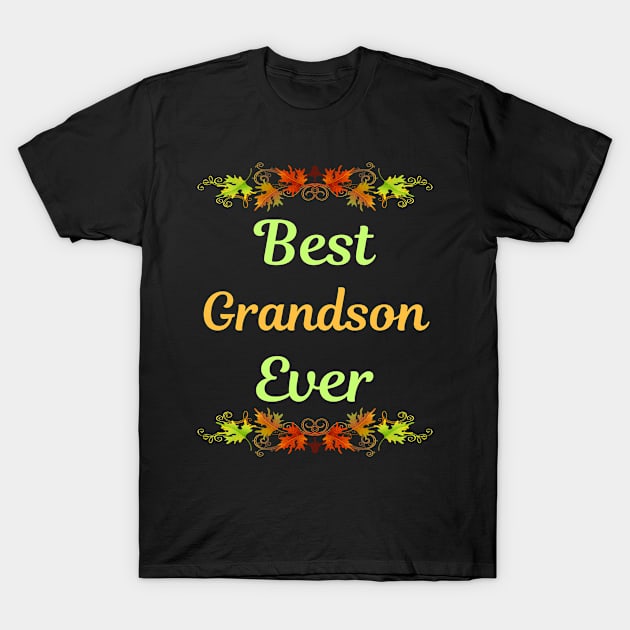 Family Leaf 2 Grandson T-Shirt by blakelan128